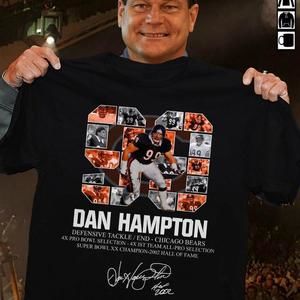 Dan Hampton Chicago Bear Signature Shirt